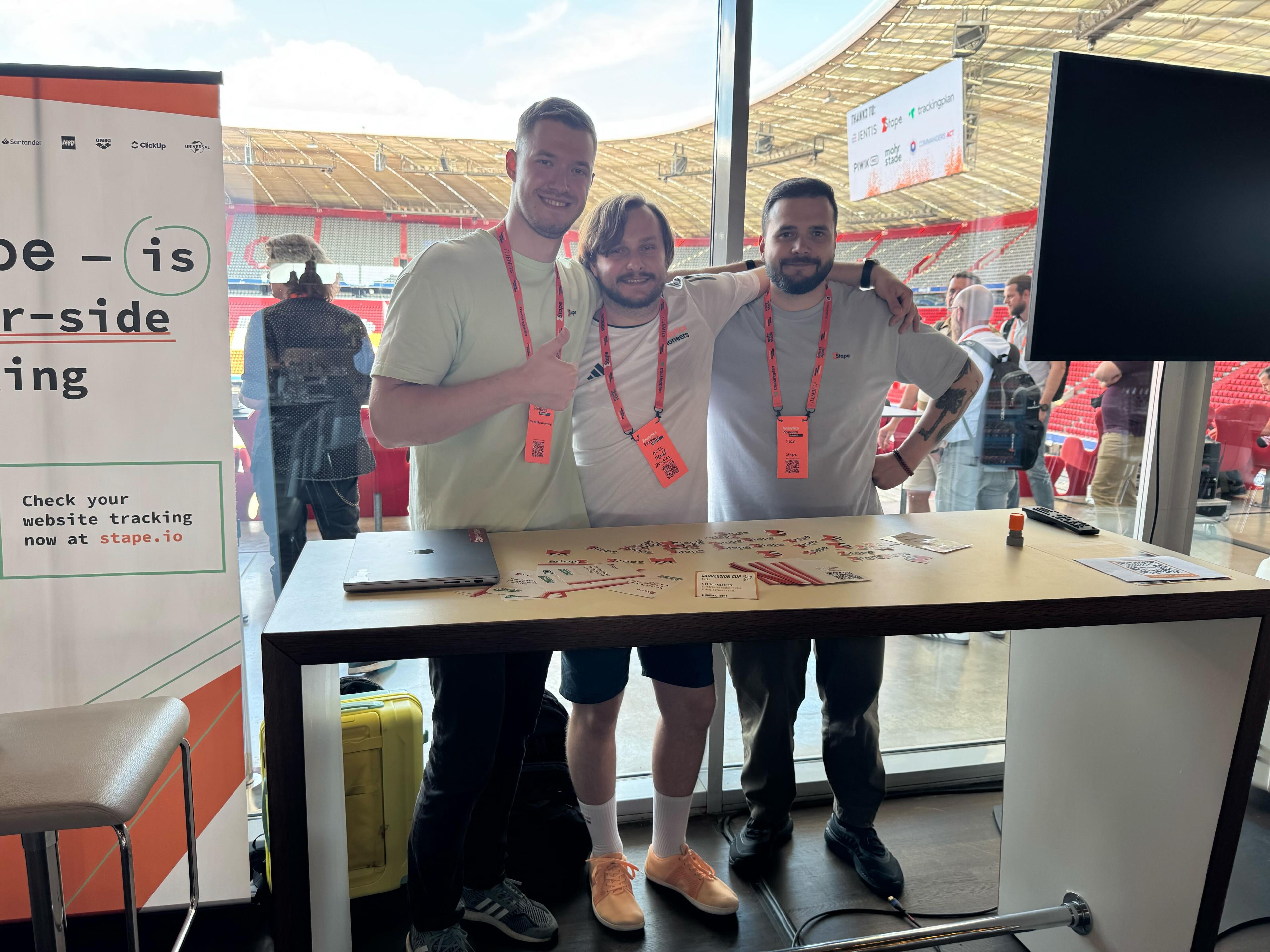 Stape at Analytics Pioneers Summit in Munich, Germany