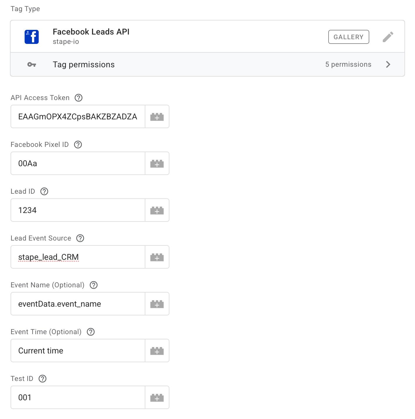 Facebook Leads API - Stape