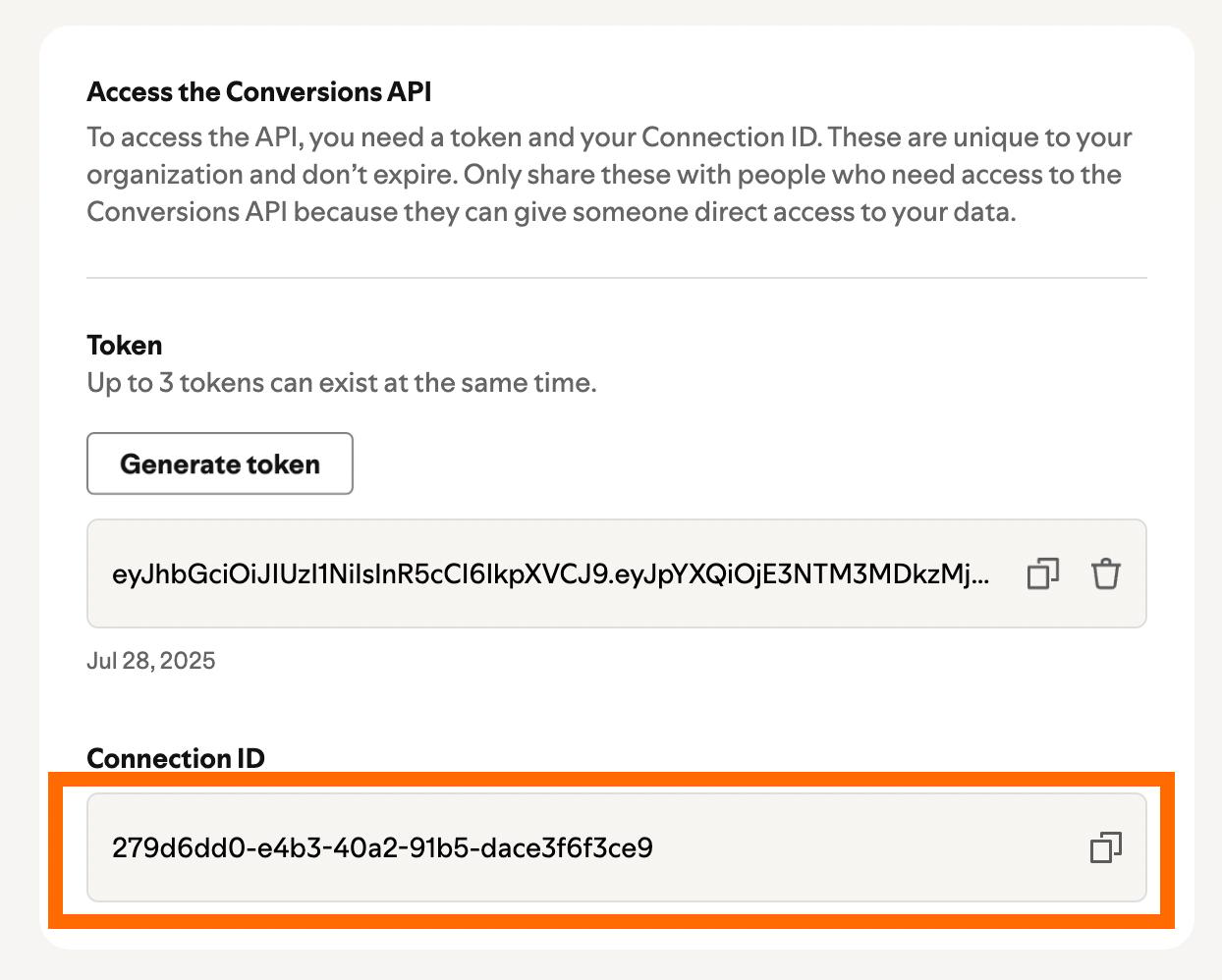 Connection ID in Spotify Ads