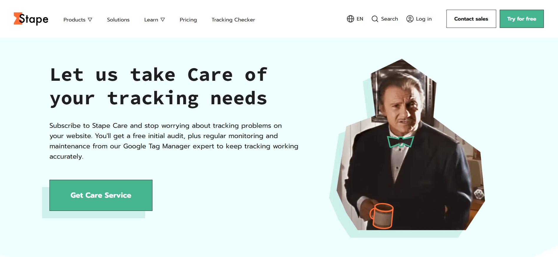 Stape Care page
