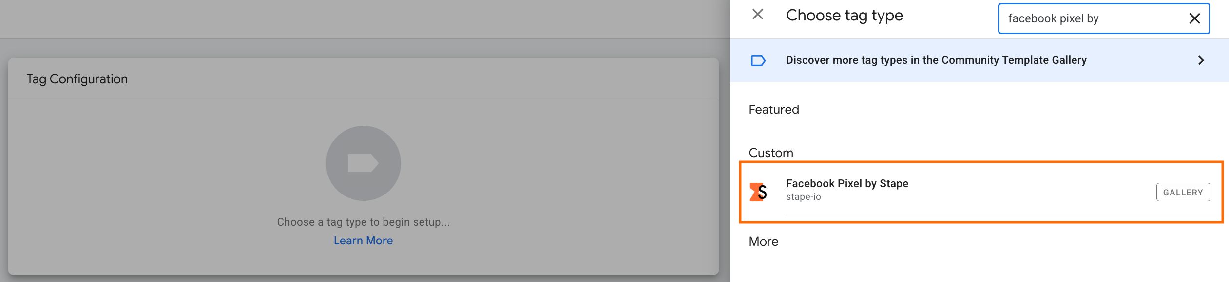 FB Pixel template in GTM