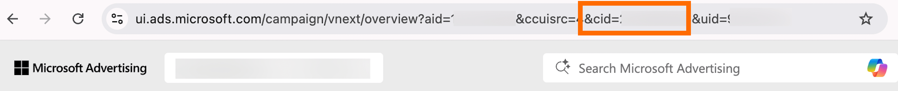 CID in Microsoft Ads