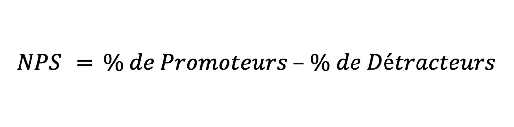Formule de calcul du NPS