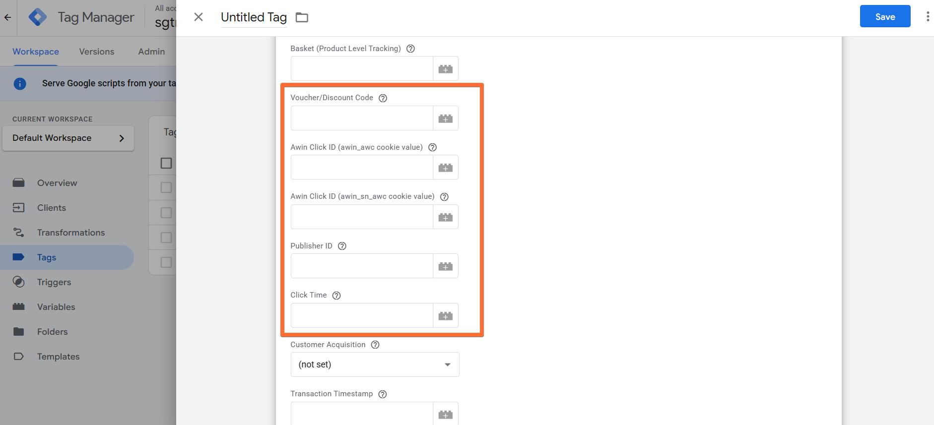 Required at least one of these settings