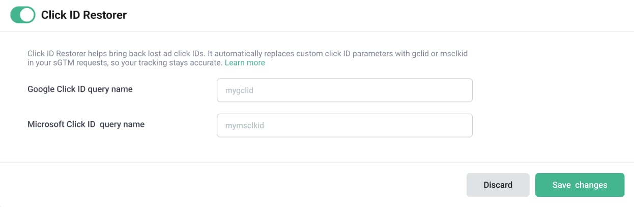 Click ID Restorer power-up