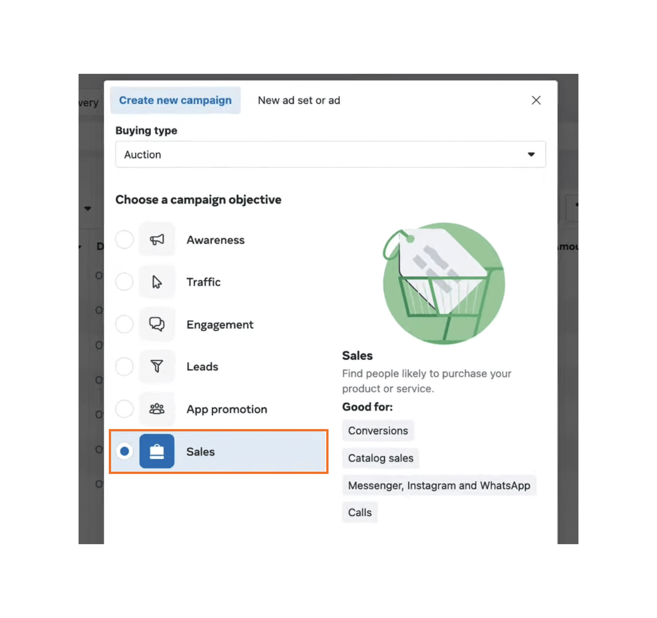 Create Sales campaign