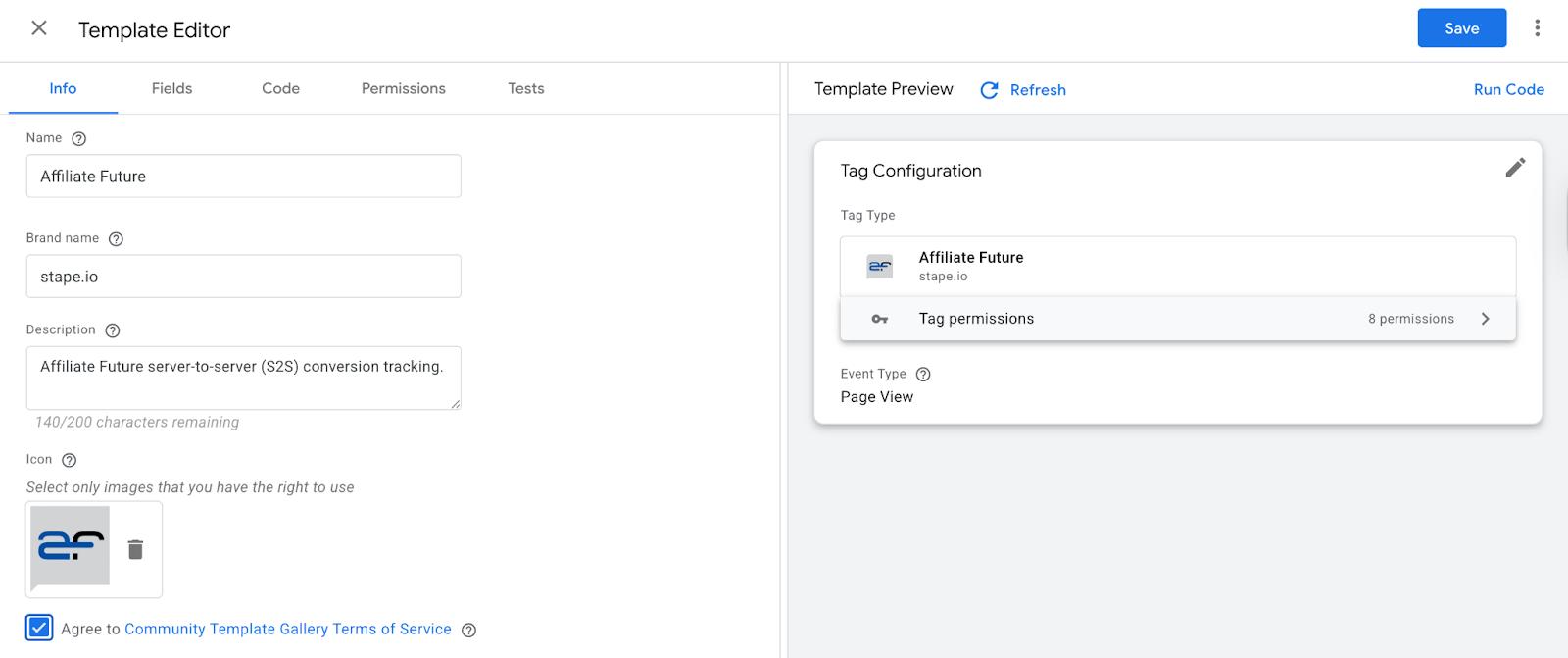 Affiliate Future as a template
