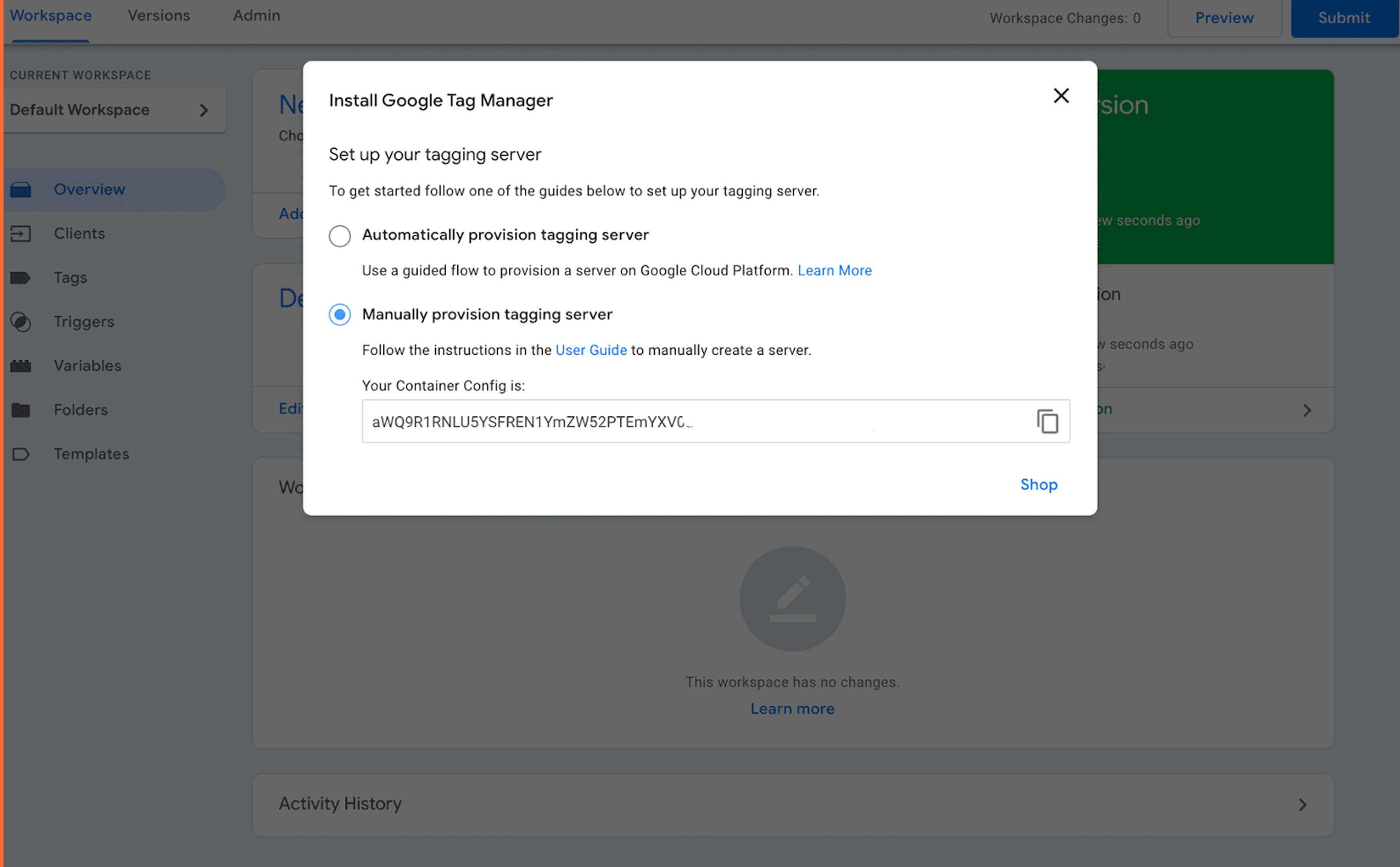 Set up server GTM
