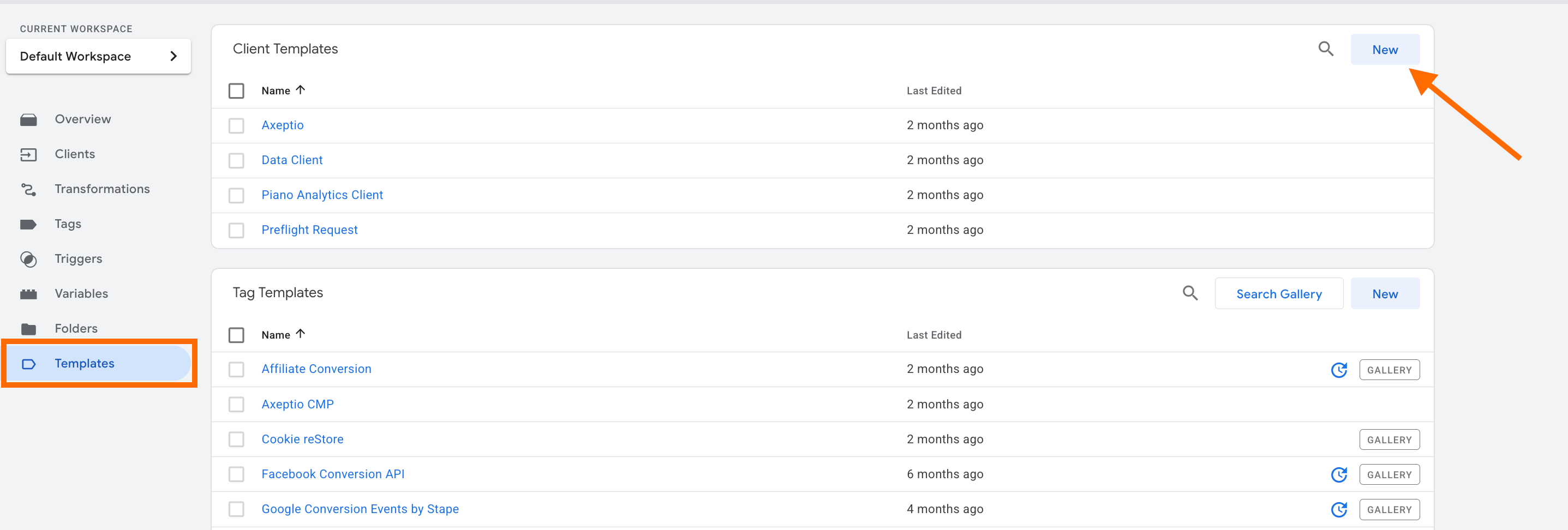 Client Templates