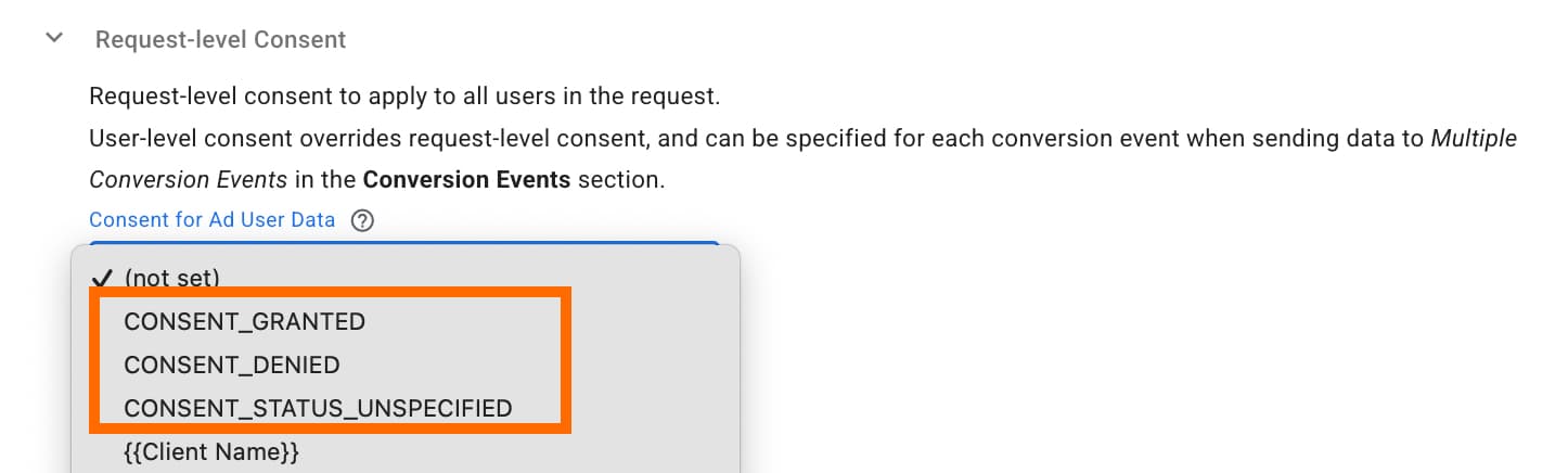 "Request-level Consent" section