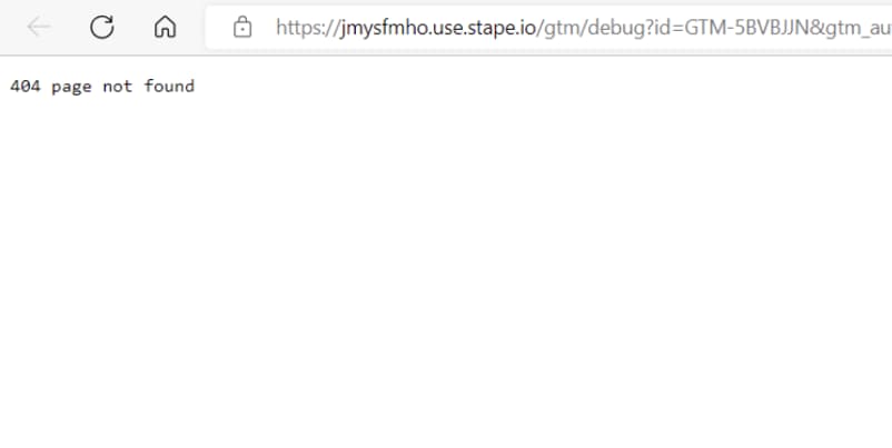 404 PAGE NOT FOUND error