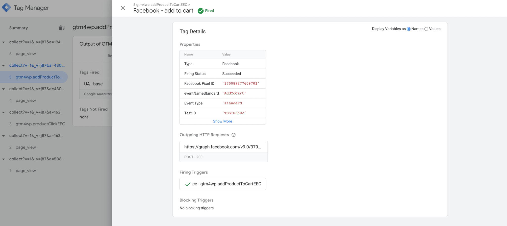 Test Facebook Conversions API