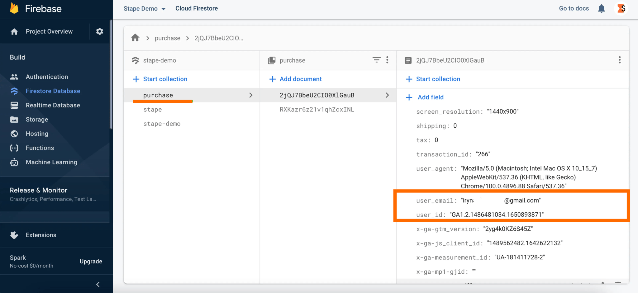 Click Start a collection and define the collection path you'll use in your tag