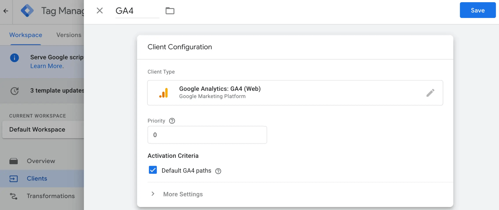 Google Analytics: GA4 (Web)