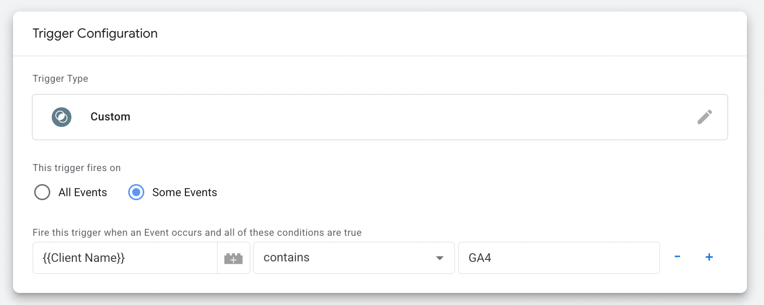 Client — GA4
