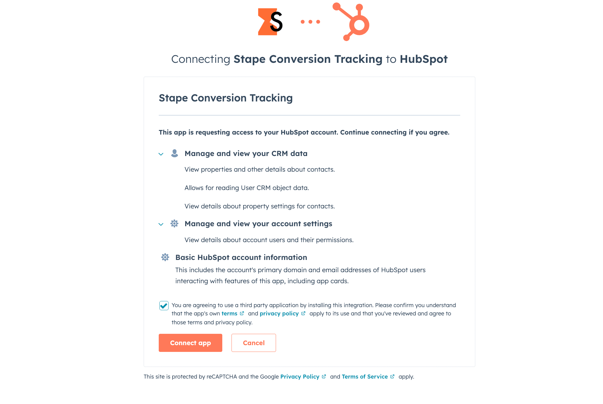 Connect app