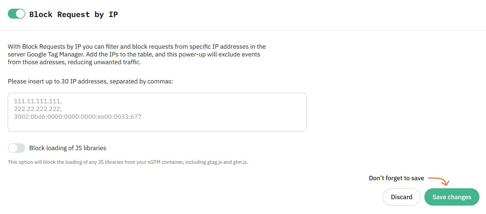 Block Request by IP