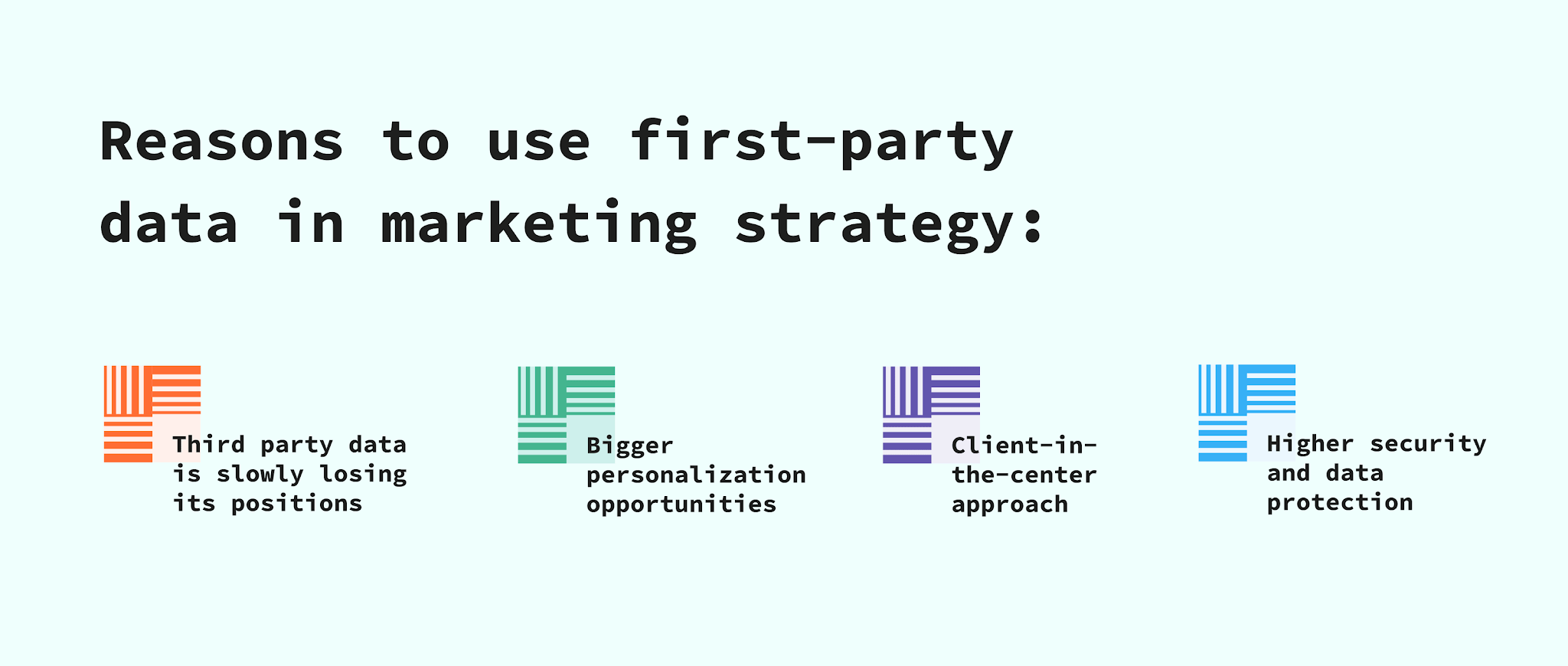 Reasons to use first-party data in marketing strategy