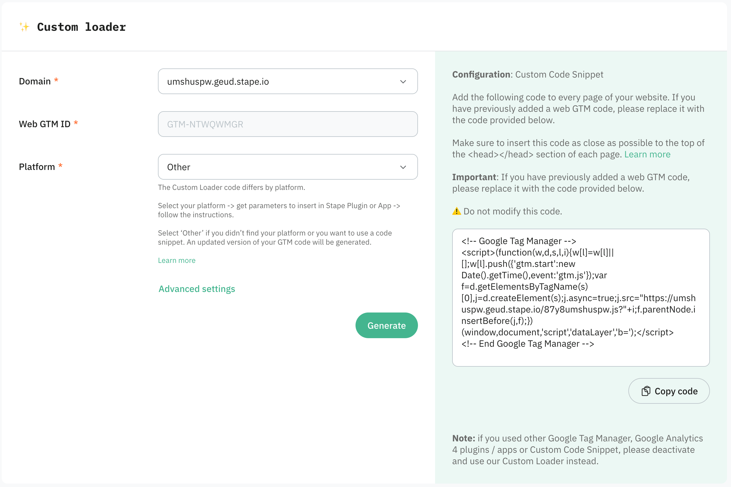 Custom Loader