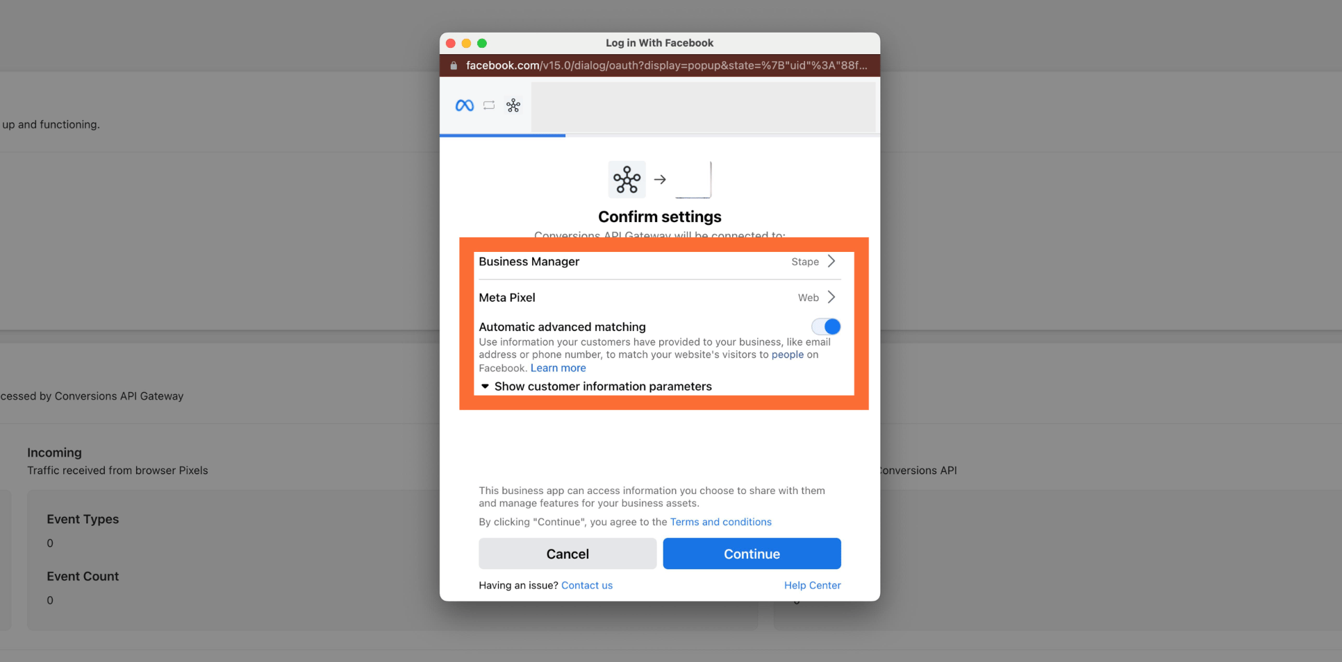 Enable Automatic advanced matching