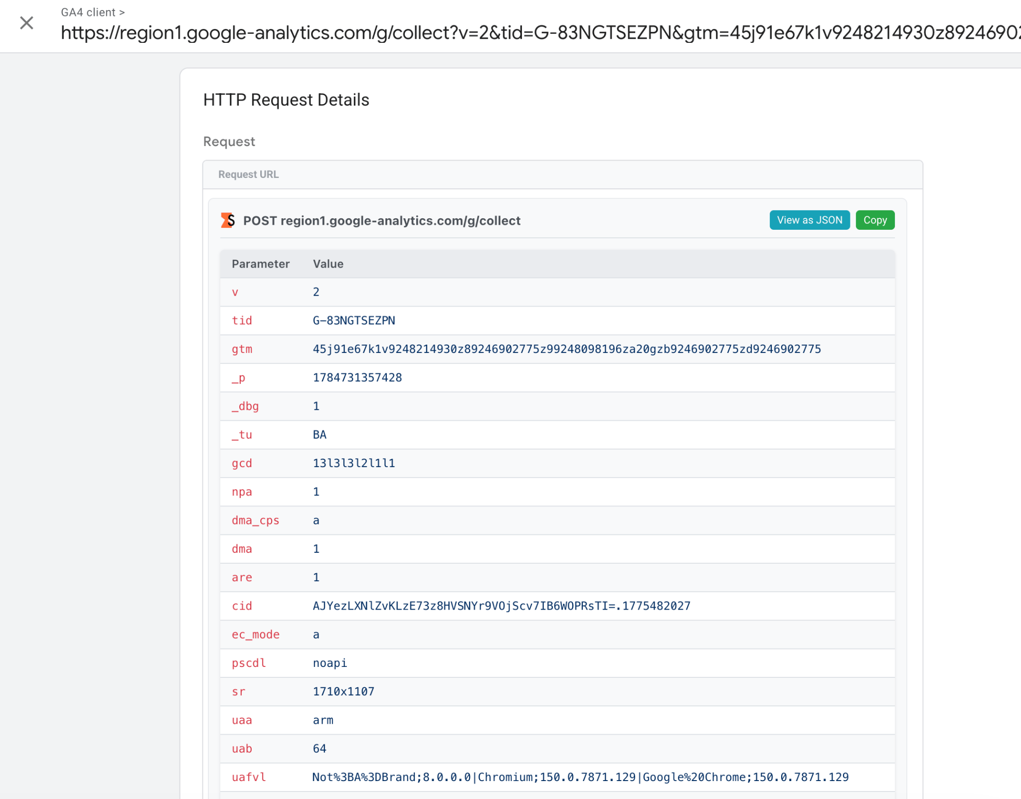 URLs formatter mode after