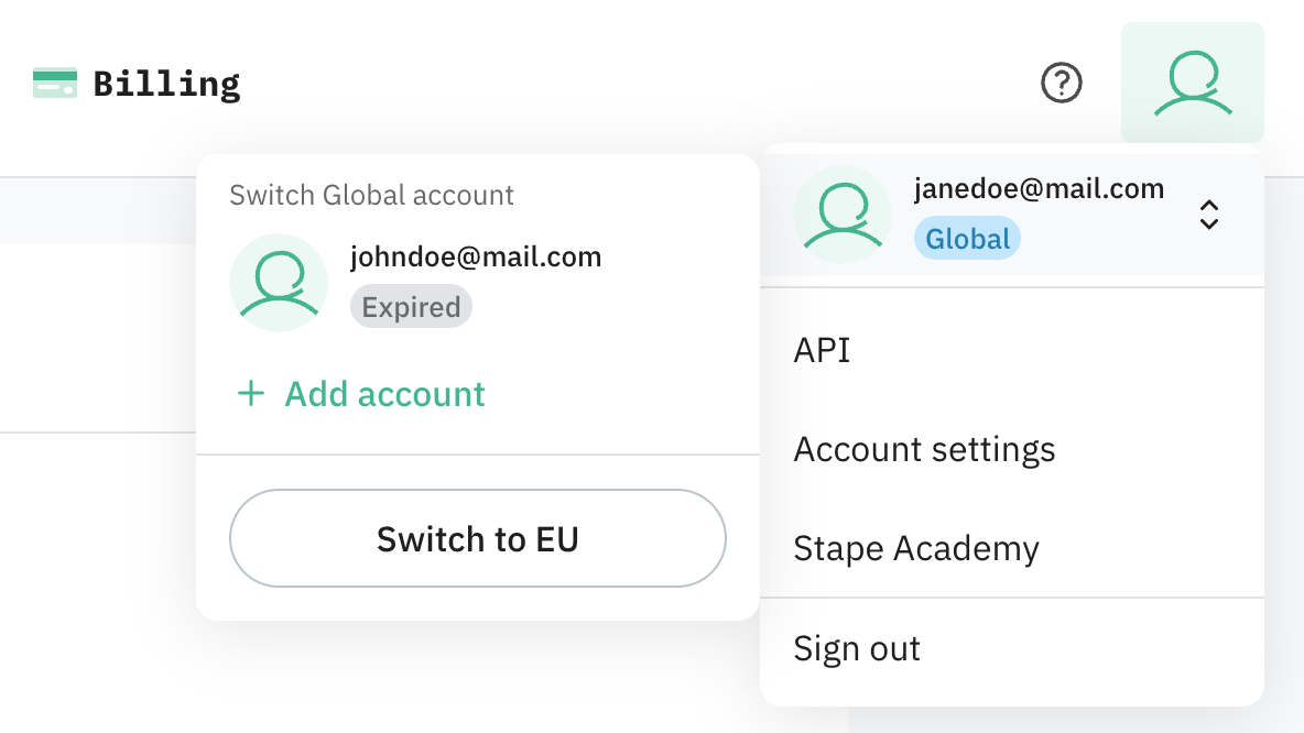 Expired account