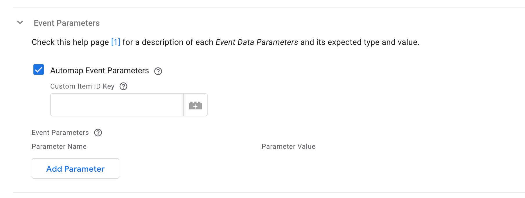 Event Parameters