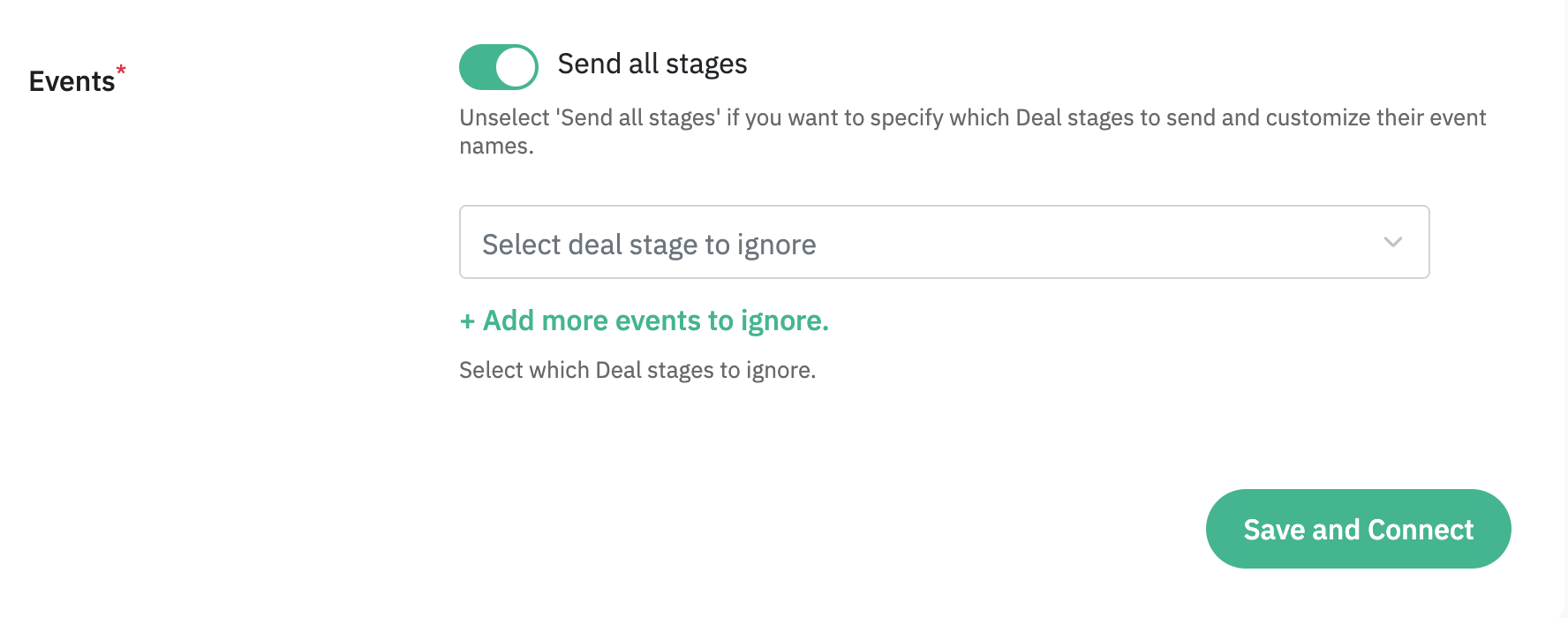 Send all statuses toggle