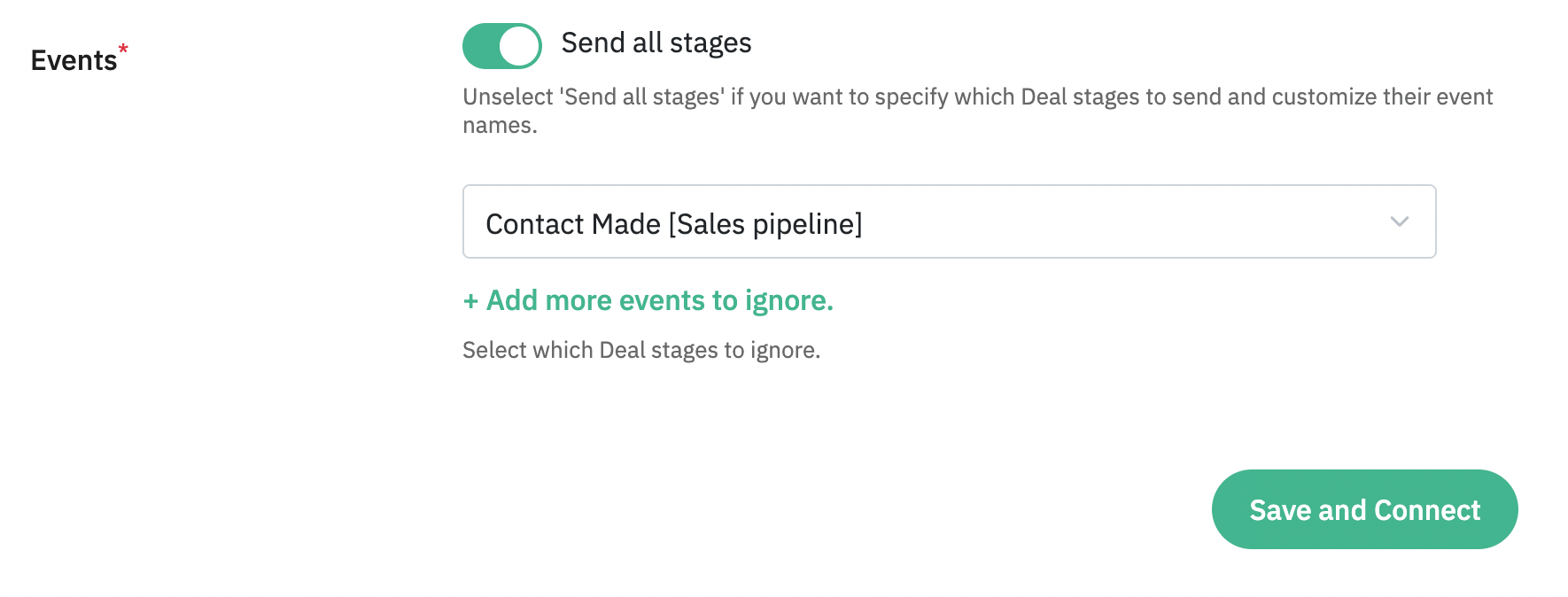 Send all statuses toggle