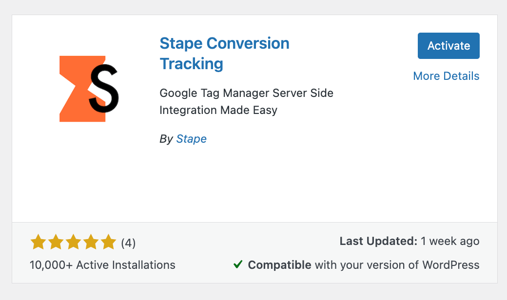 Stape Conversion Tracking