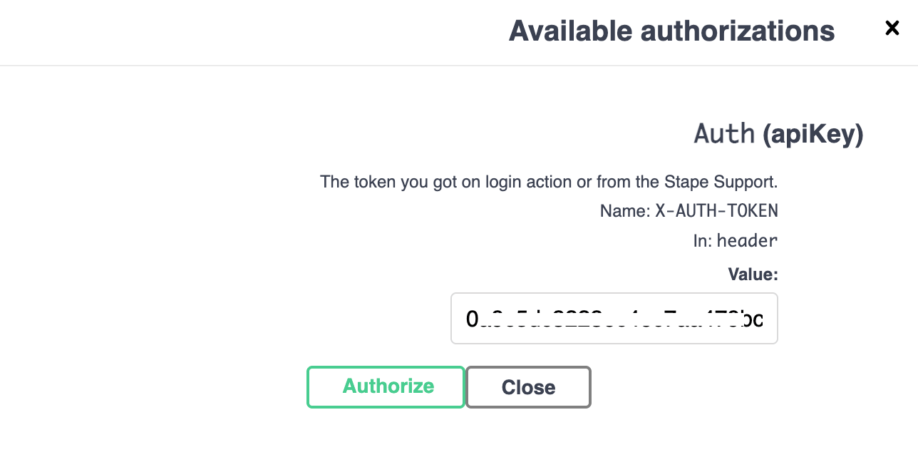 Click Authorize