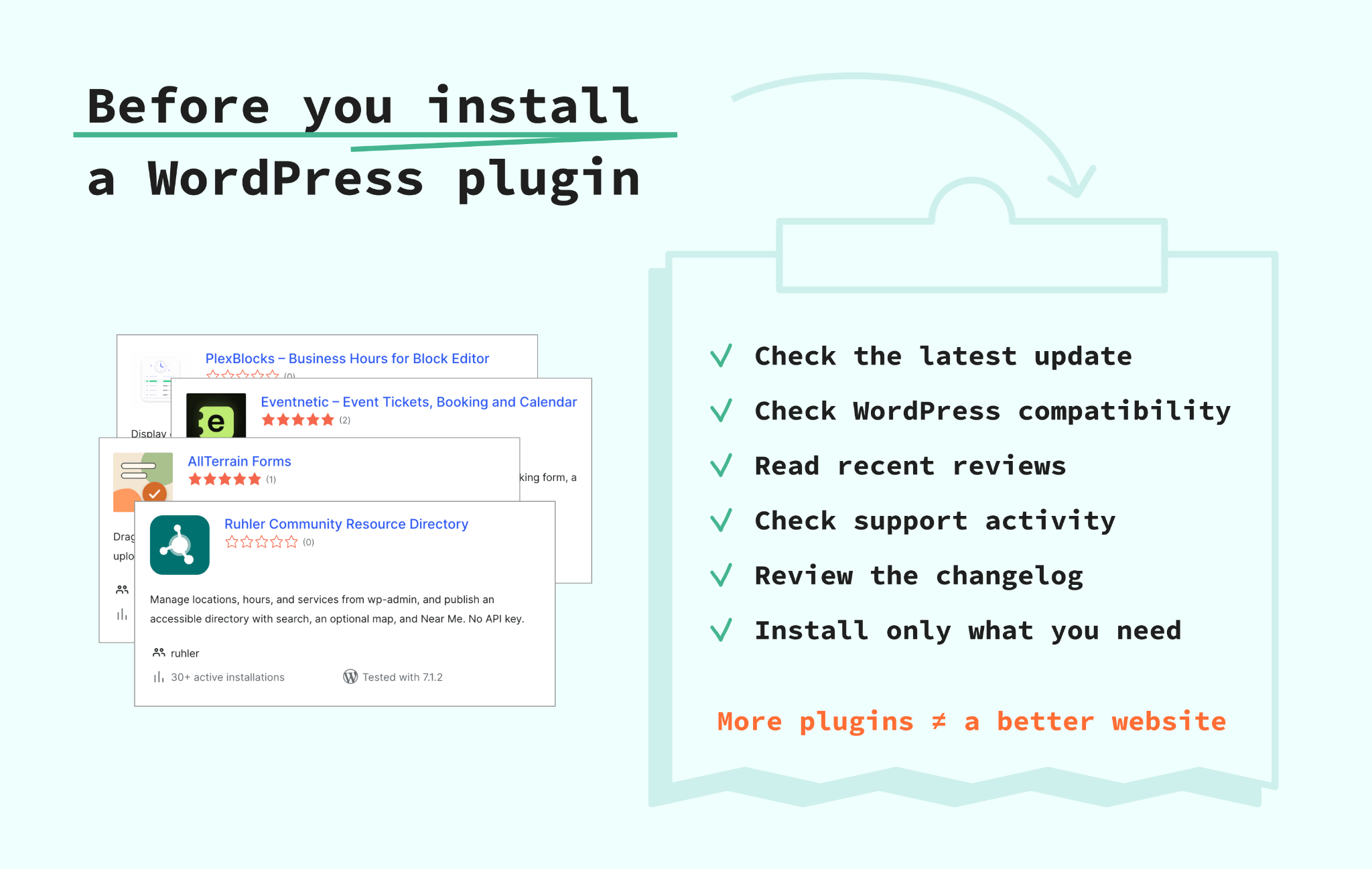 Before you install a WordPress plugin