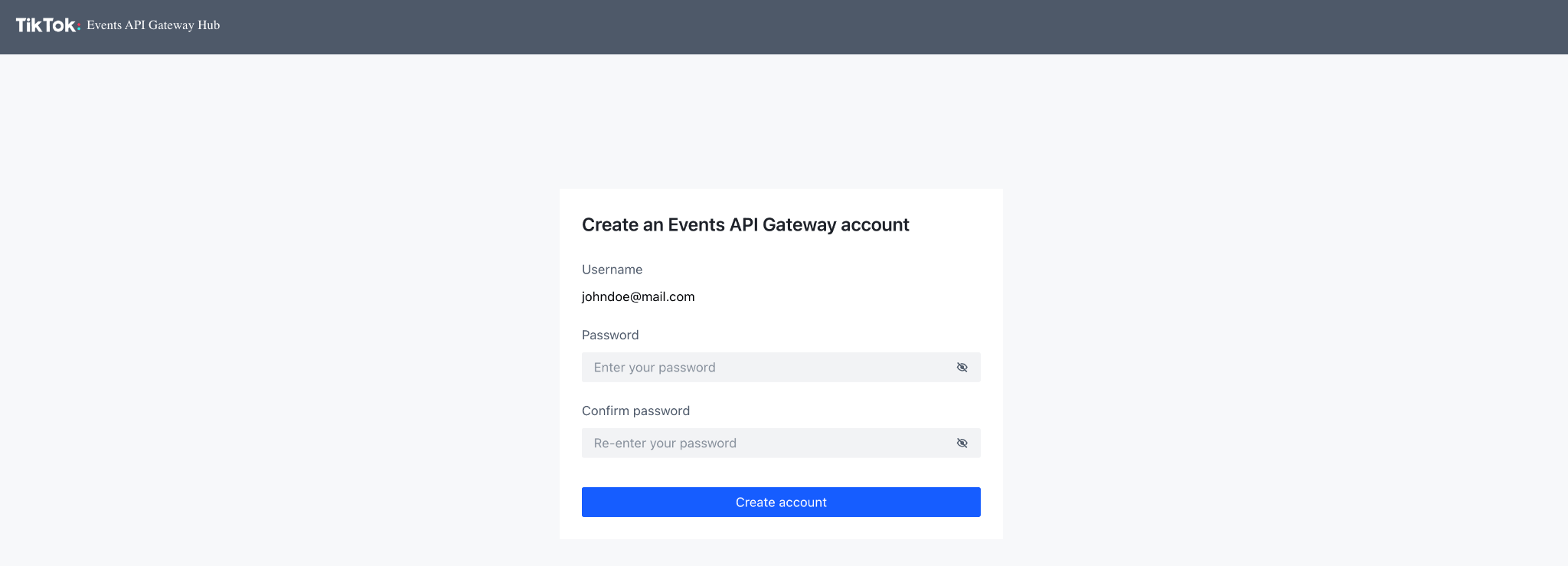 Log in to the gateway with your admin email