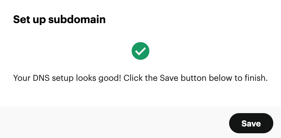 Activation confirmation