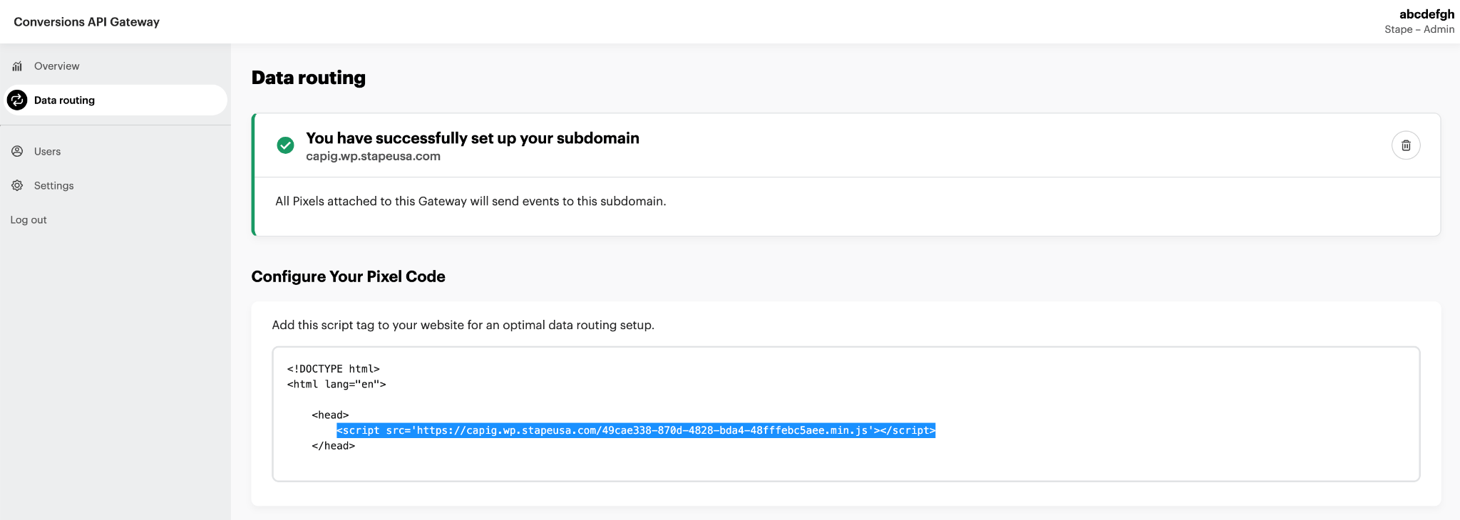 Serve the Snapchat Pixel library script through your own first-party subdomain