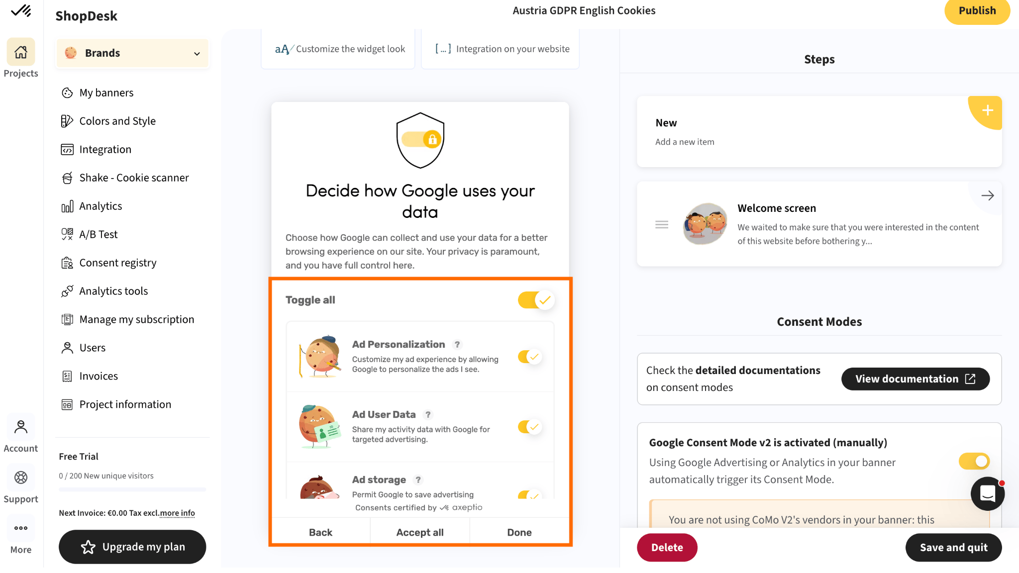 Google's Consent Mode