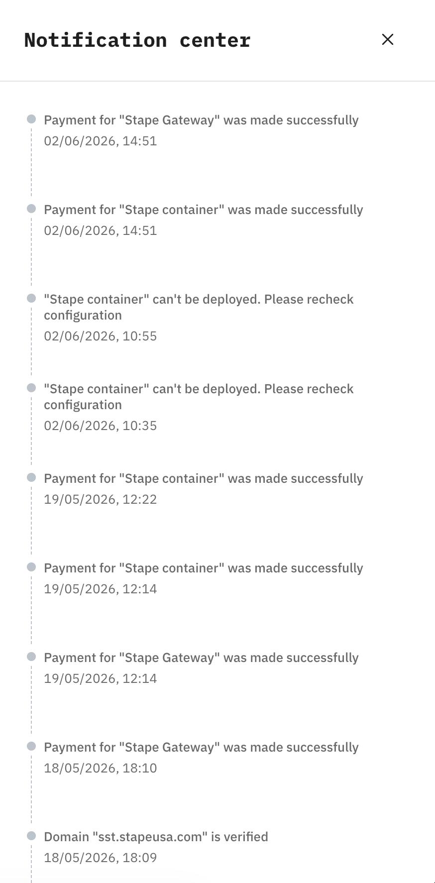 notifications