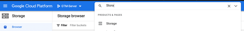 google cloud platform storage