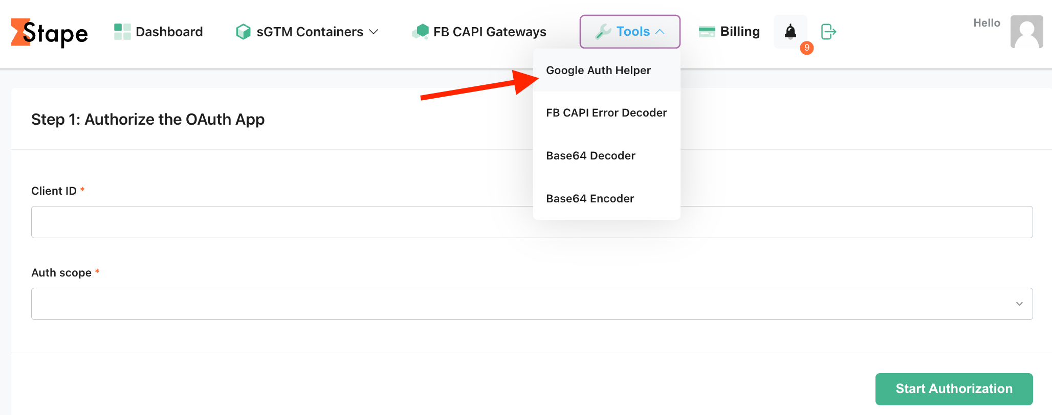 Google Auth Helper