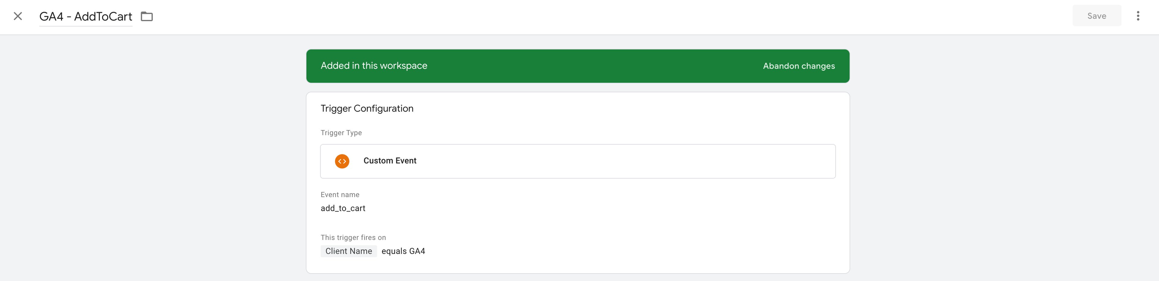 event name add_to_cart