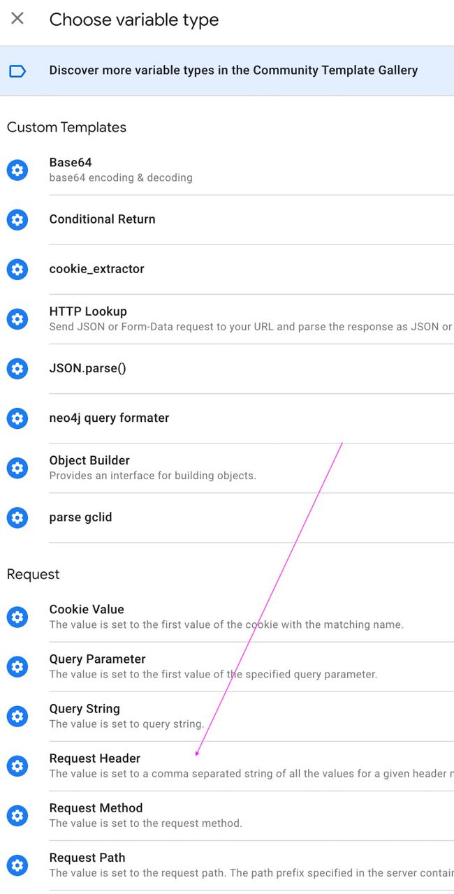 request header variable