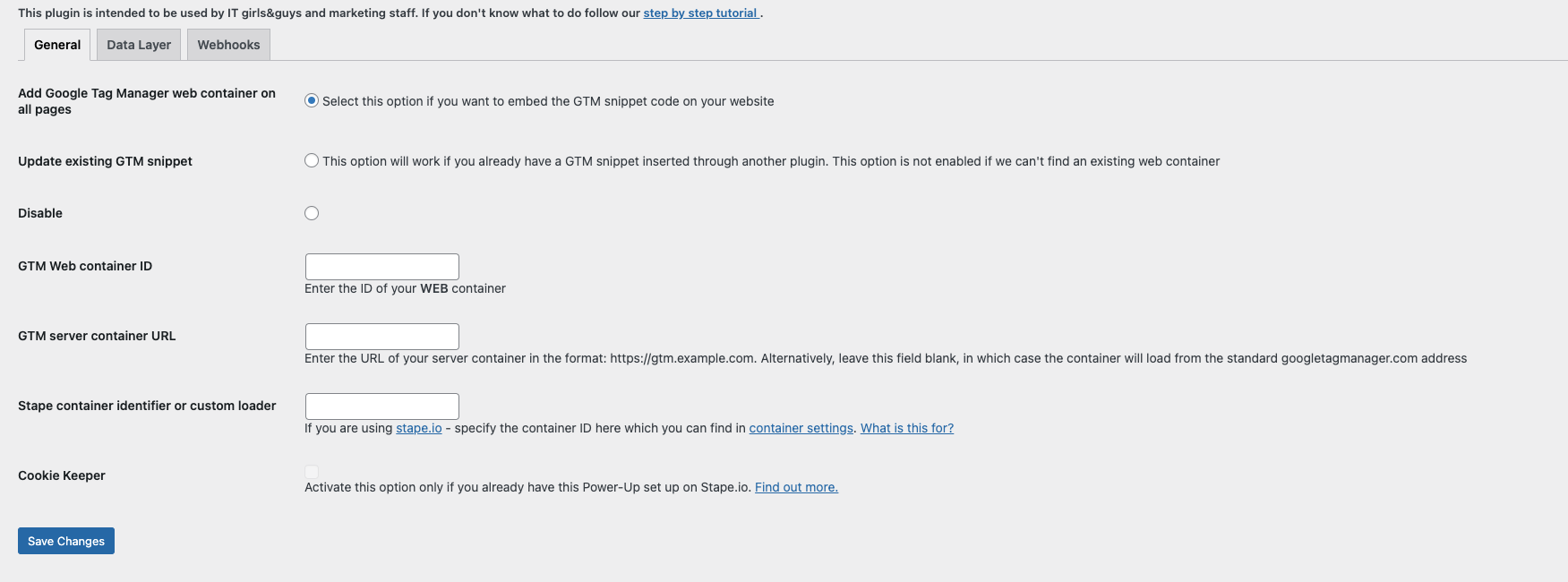 GTM server-side voor WordPress