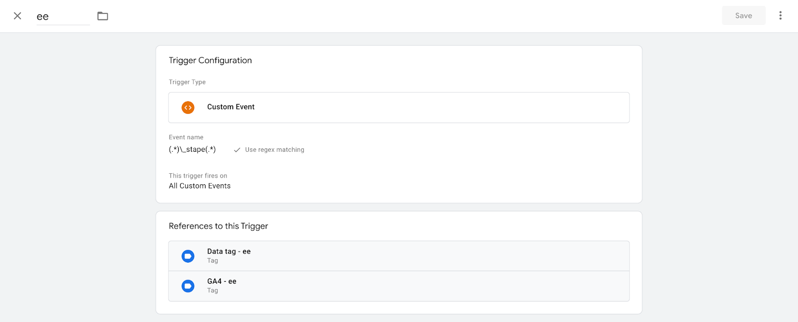 triggers each e-commerce event in the Data Layer