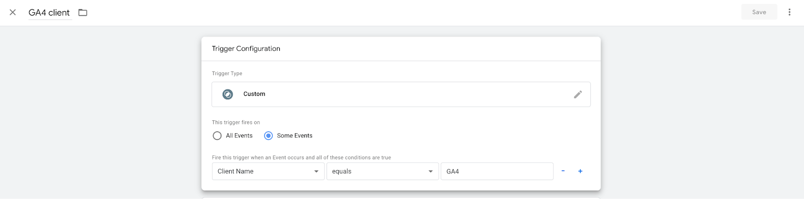 Facebook Conversions API tag configuration