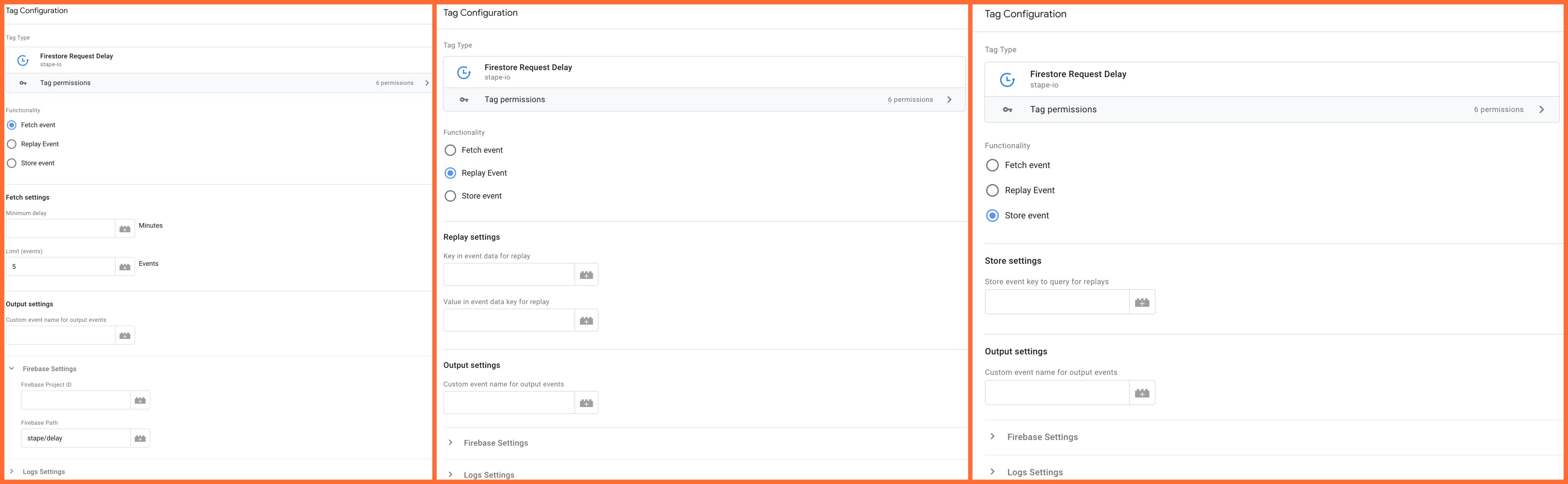 Firestore Request Delay tag for Google Tag Manager server container
