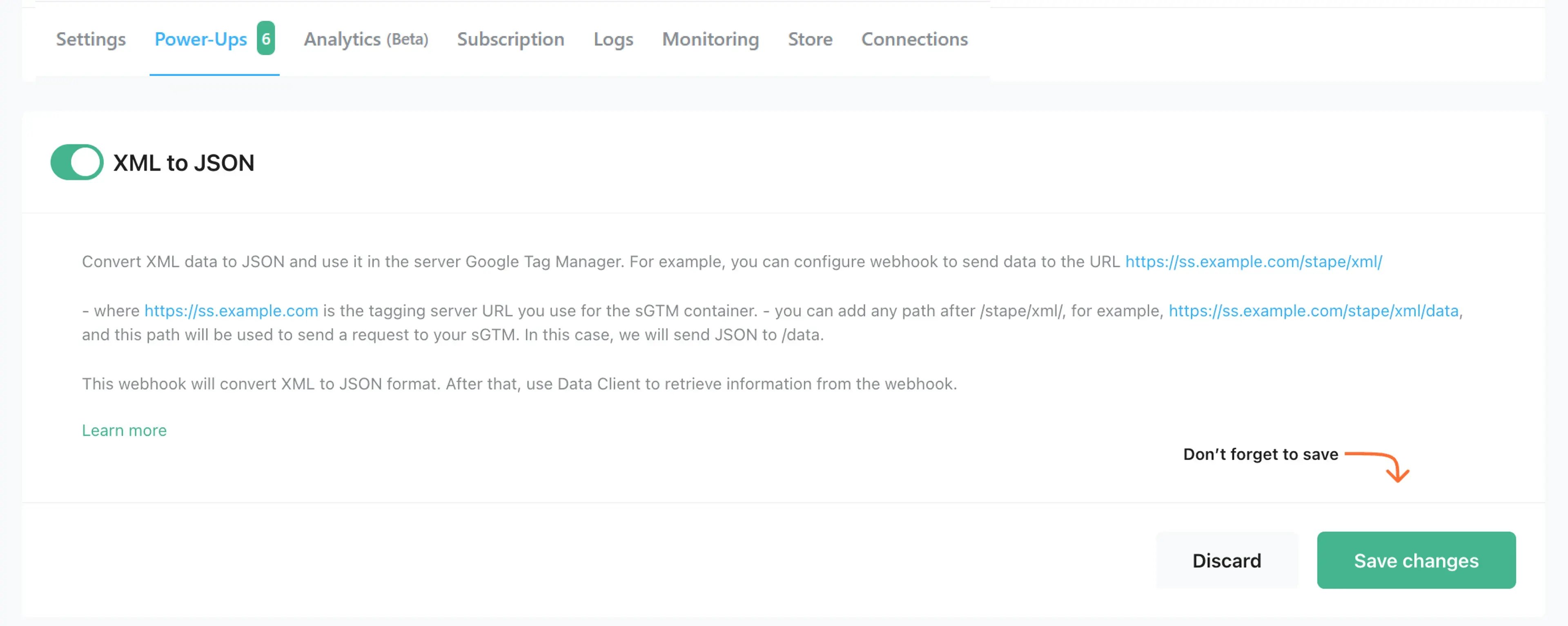 XML to JSON