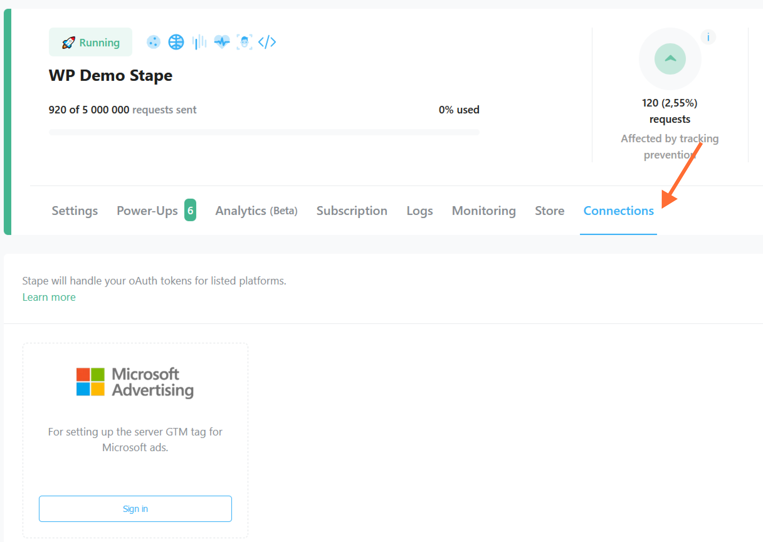 connections feature