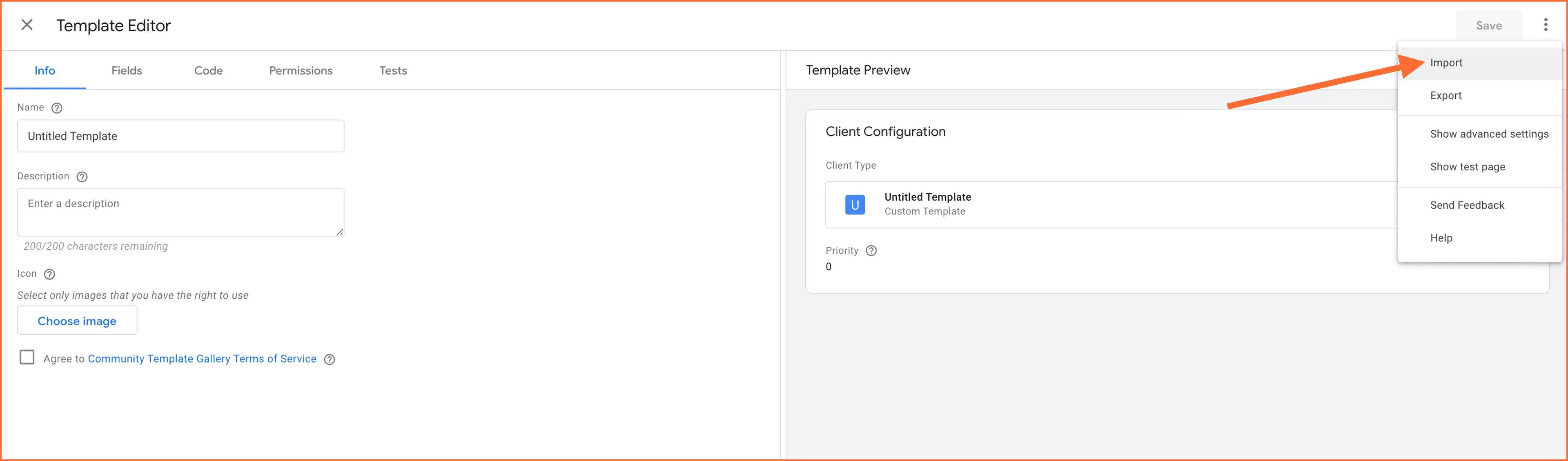 import Data Client