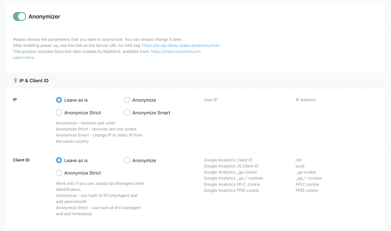 Anonymizer