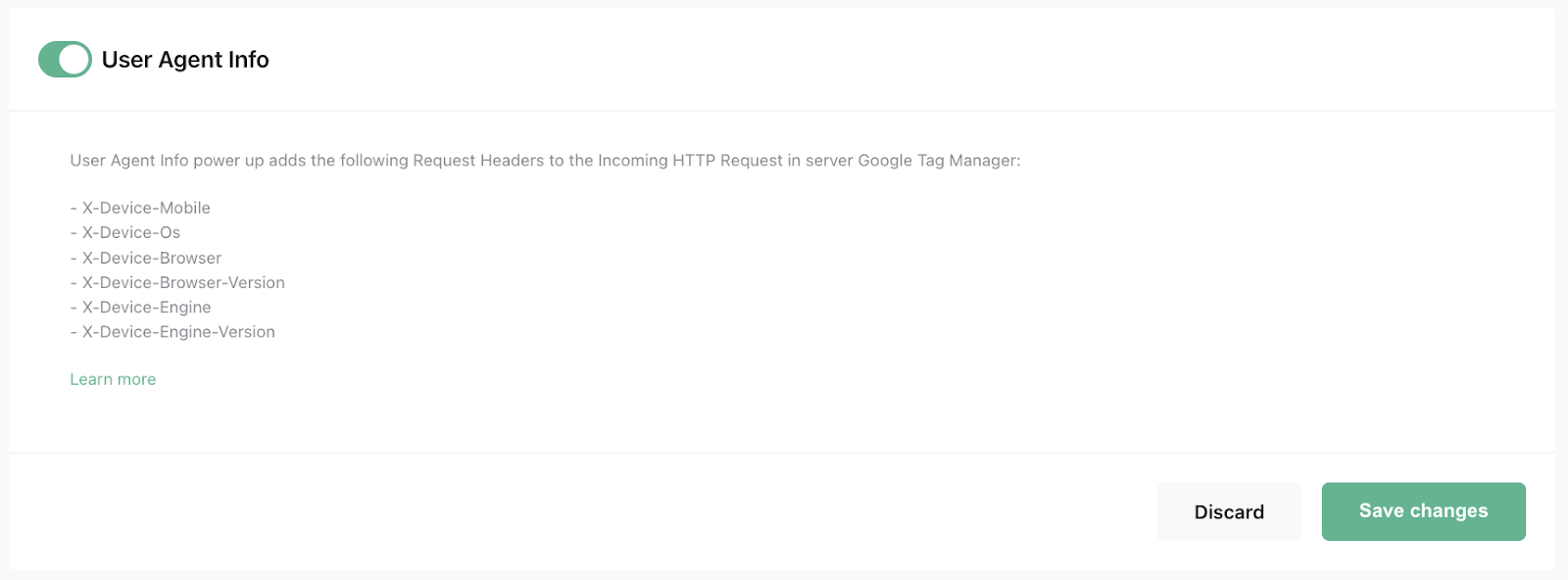 User Agent Info